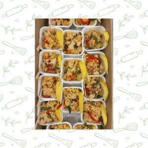 Chicken & Chorizo Paella Cups