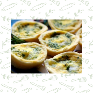 Mini Egg and Spinach Quiche