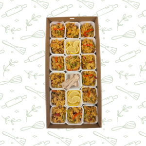Chicken & Chorizo Paella Cups