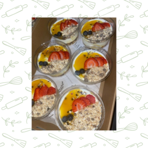 Large Yogurt Granola Bowls