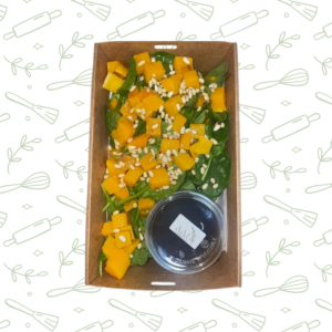 Roast Pumpkin and Spinach Salad