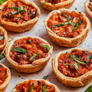 Ratatouille & Hummus Vegan Tartlet