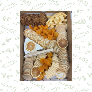 Trio of Cheese and Crackers